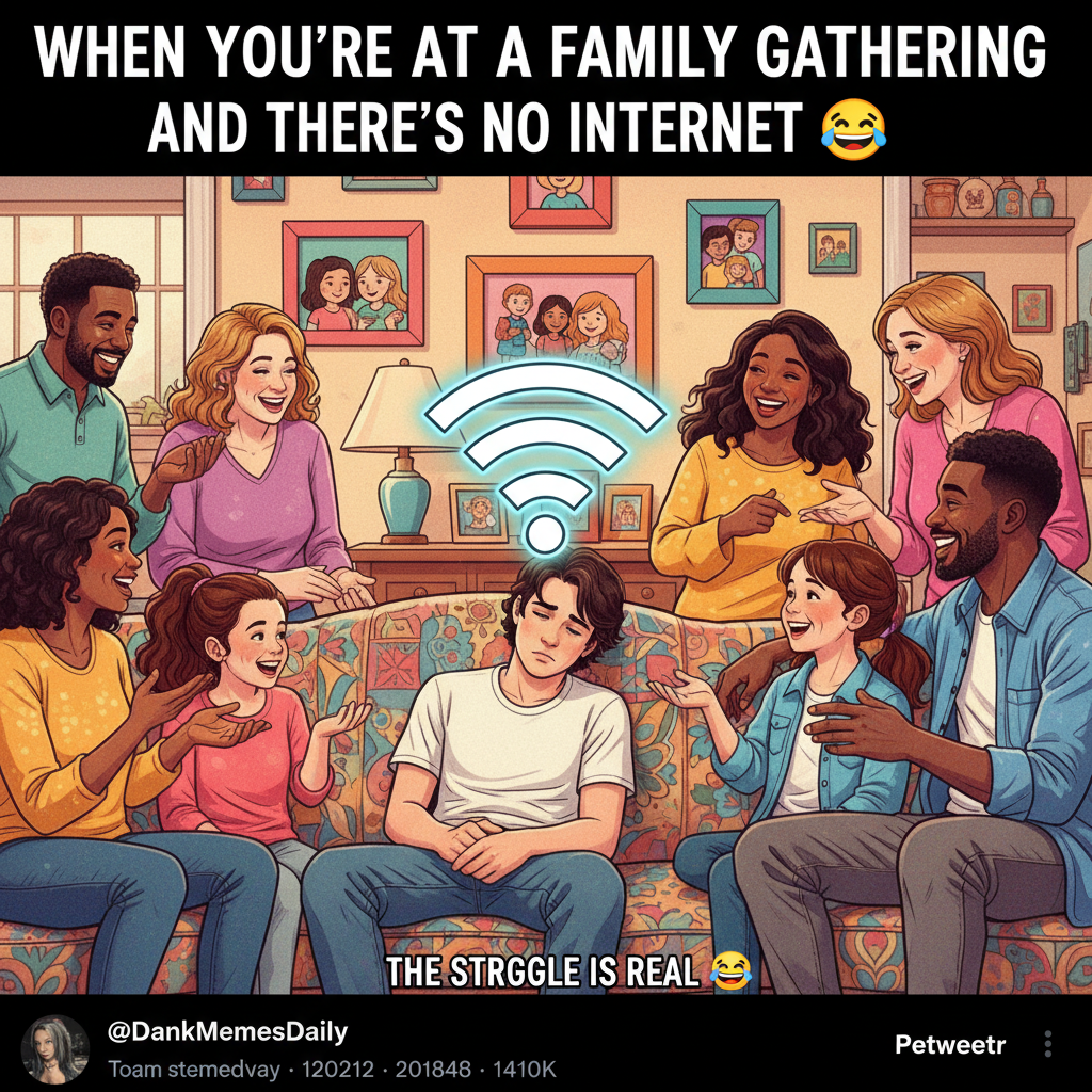 The WiFi went down. I had to talk to my family. Send thoughts and prayers.