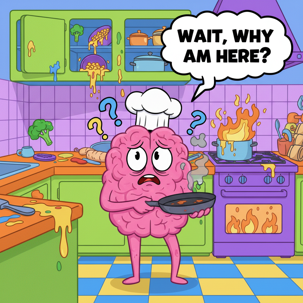 My brain cells trying to remember what I walked into the room for