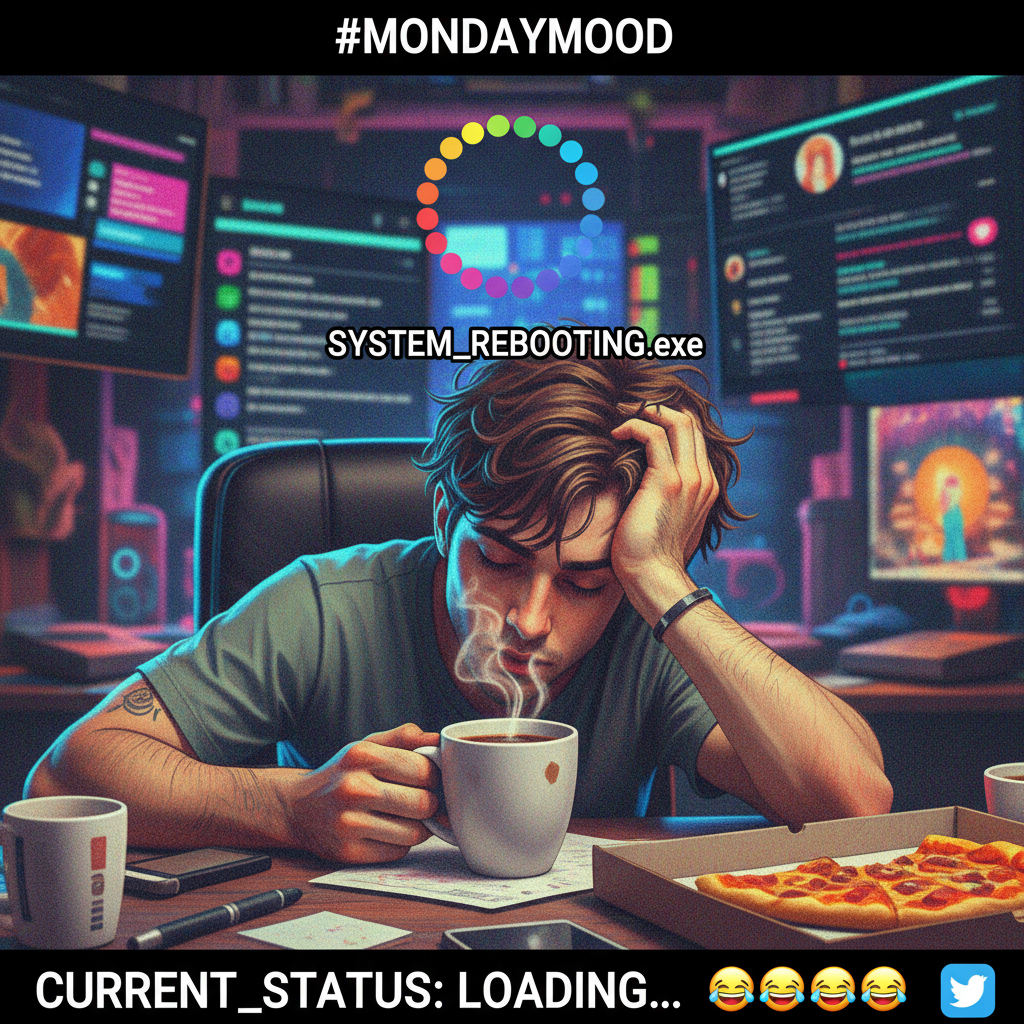 Monday morning: My brain is still buffering. Please stand by.