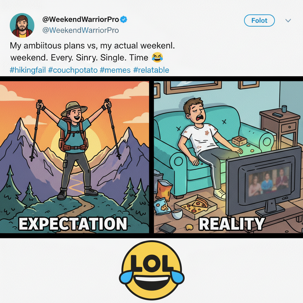 Dating app bio: 'Loves adventure!' First date: 'My favorite adventure is my couch.'