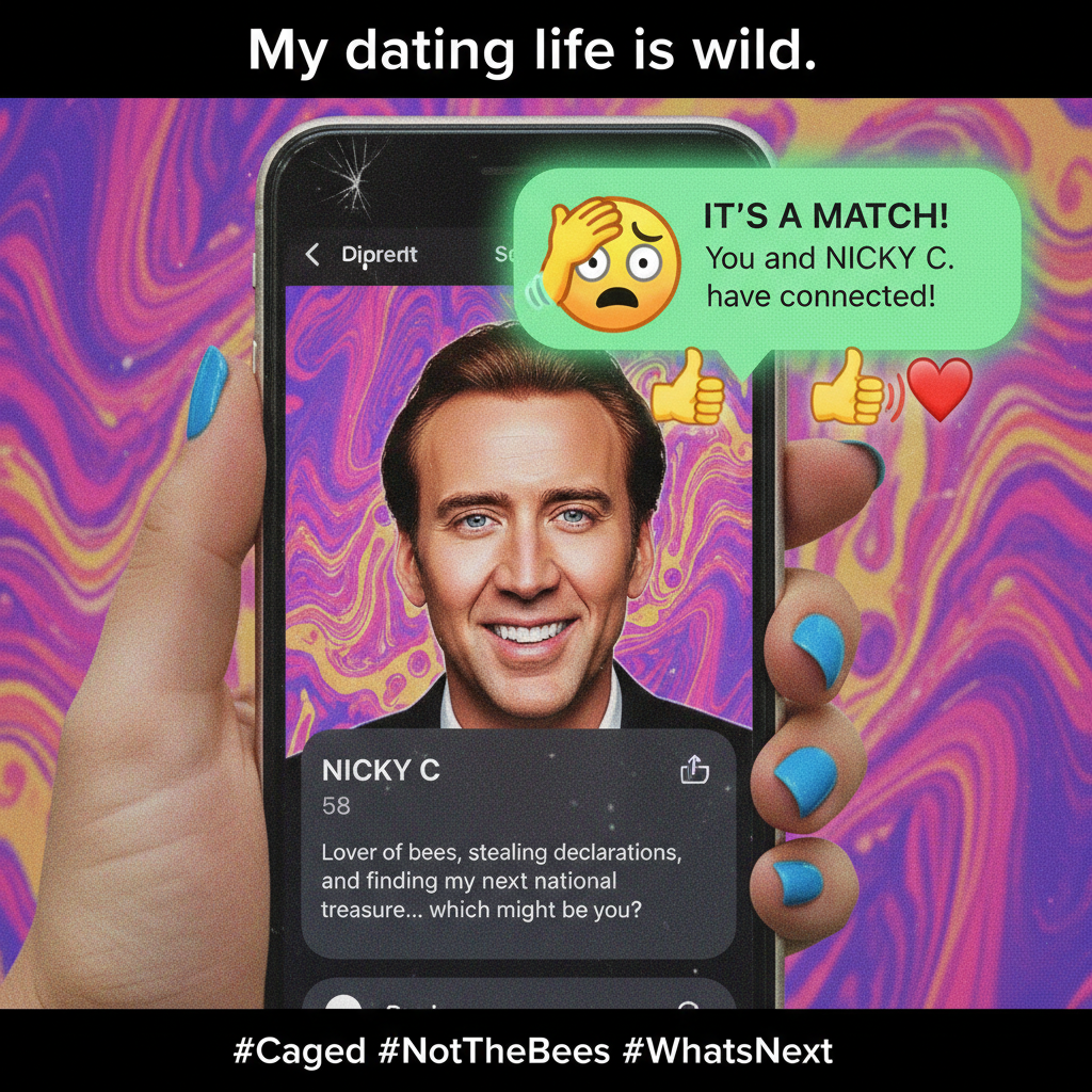 Matched with my ex's cousin on a dating app. The universe has a sick sense of humor.