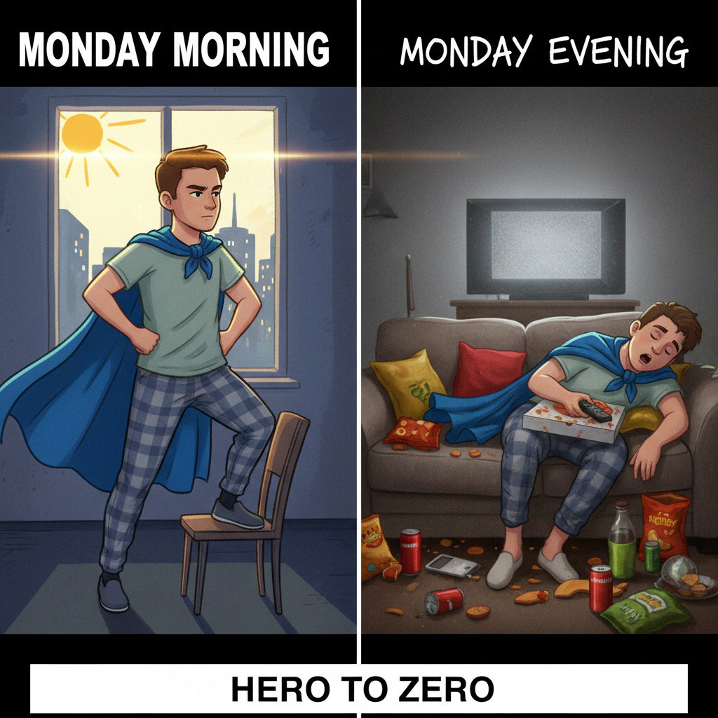 My Friday night plans: World domination. My Friday night reality: Domination of the couch.