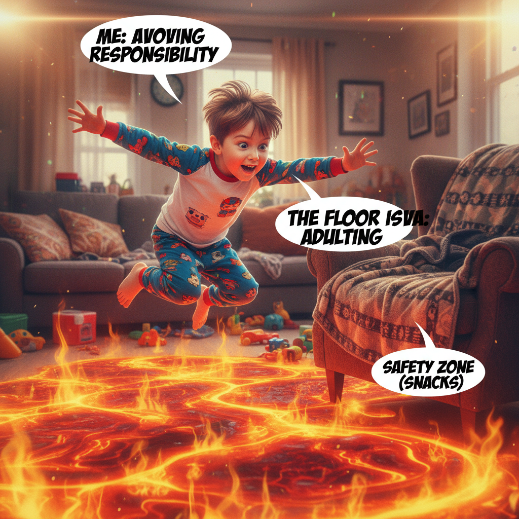 Remember when we thought lava was just the red parts of the floor? Peak childhood.