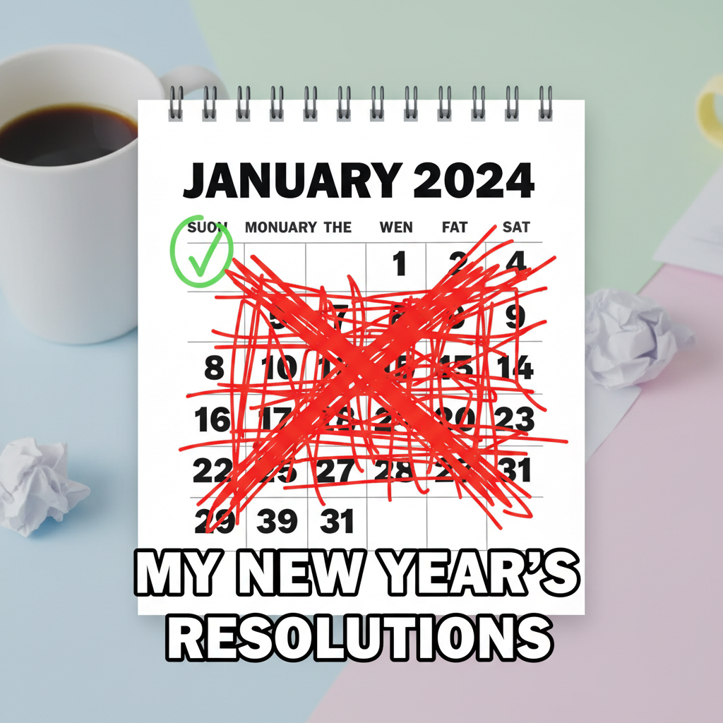 My New Year's resolution lasted until January 2nd. It was a good run. #fail