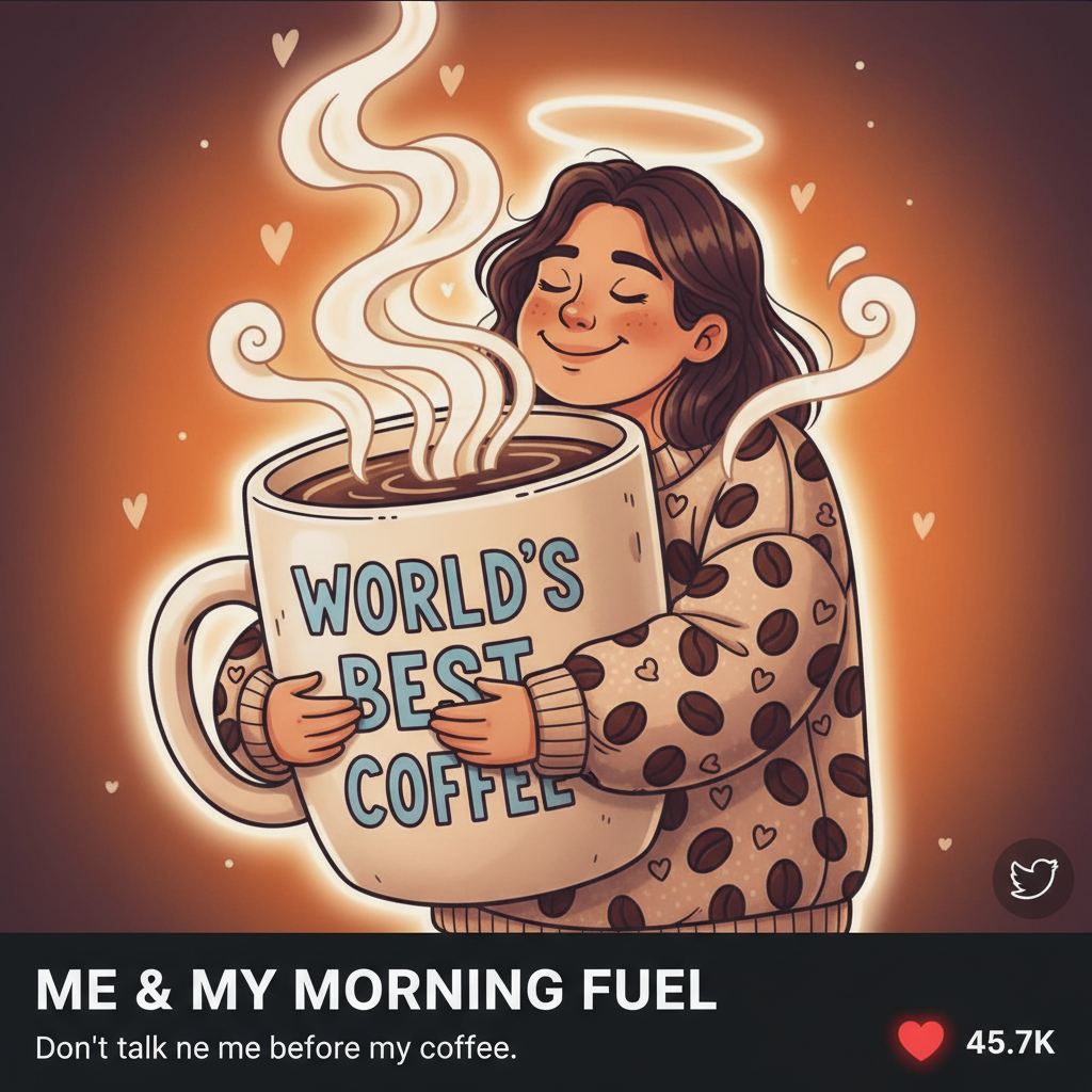 I'm not addicted to coffee, I just have a very serious, committed relationship with it.