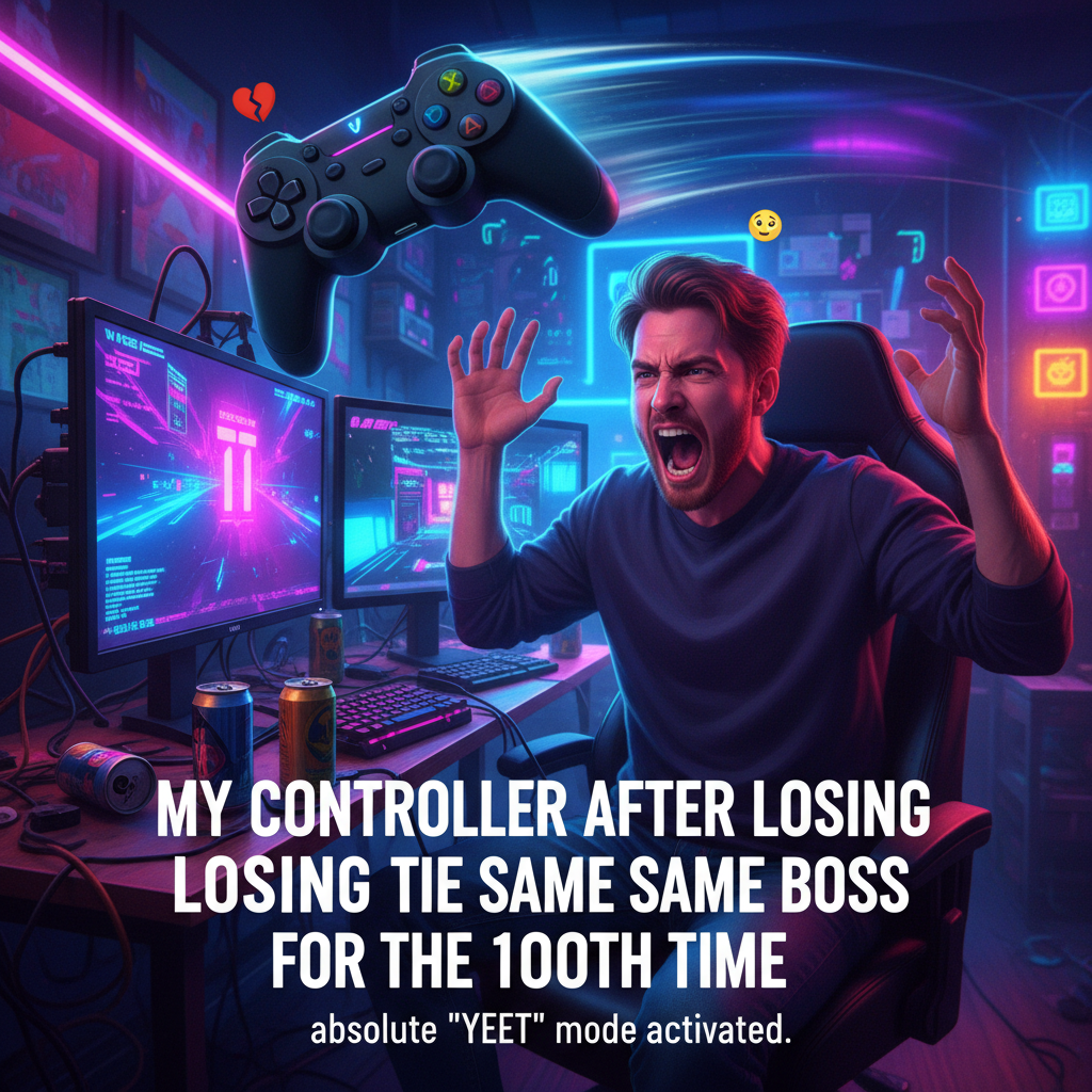 My controller just flew across the room. Totally the game's fault, not mine.