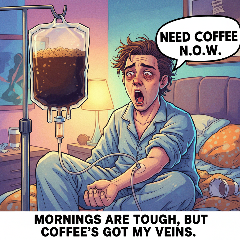 My blood type is coffee. My love language is also coffee. Send beans.