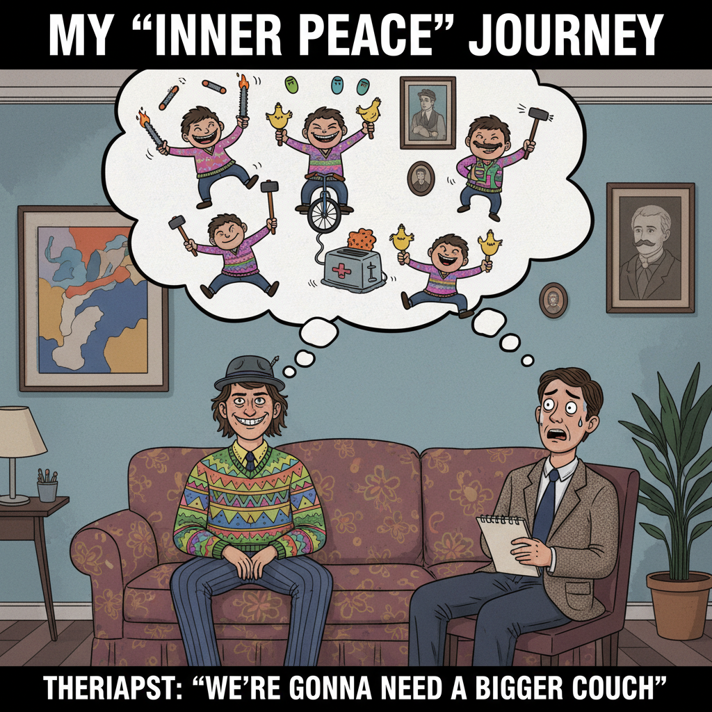 My therapist told me to embrace my flaws. Now I have a whole new personality.