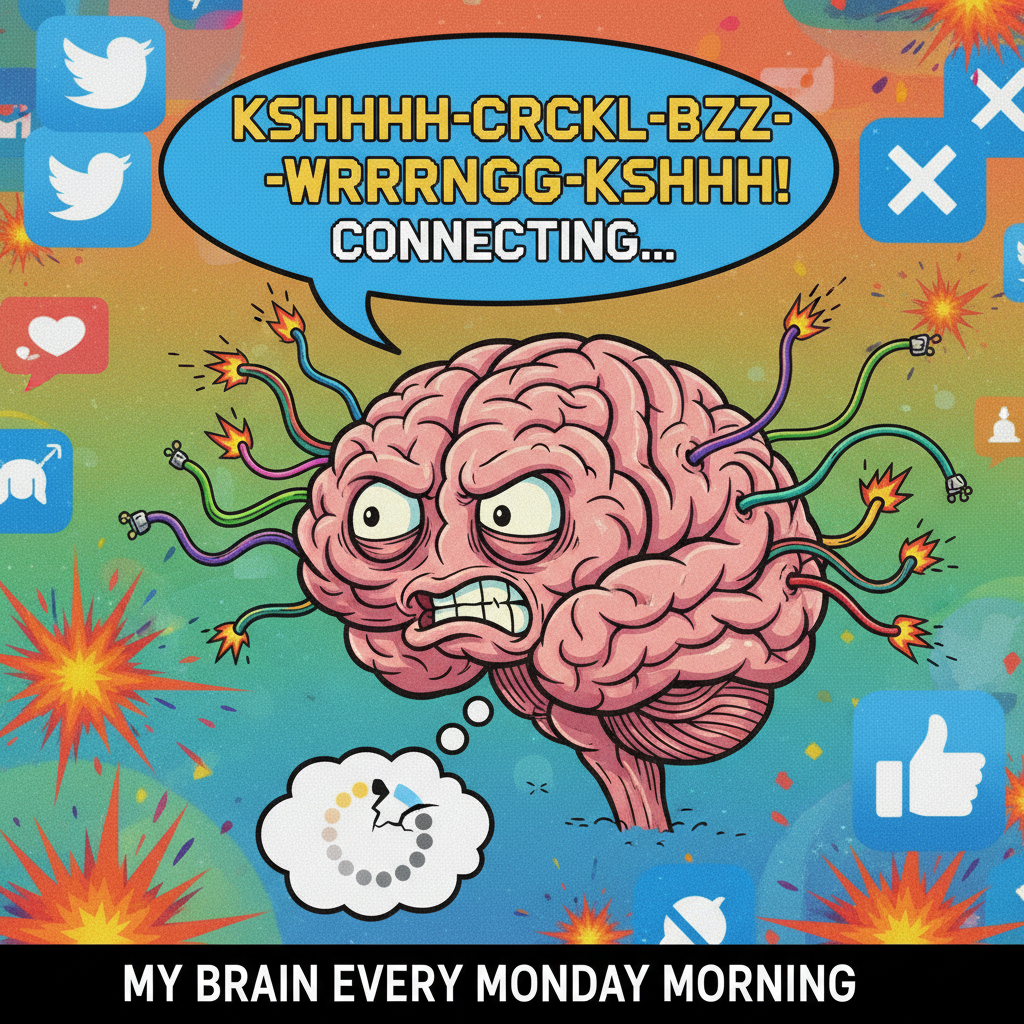 My brain cells during exam season: *dial-up modem sounds*