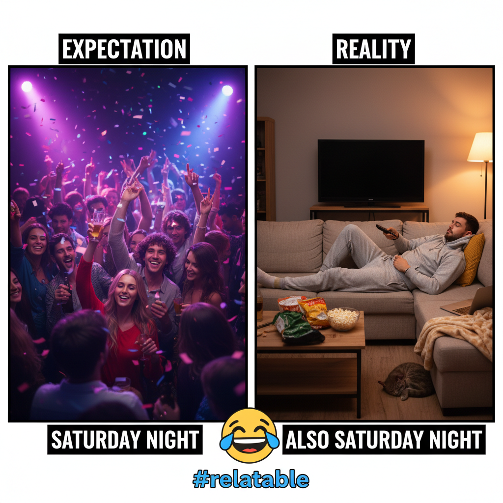 Friday night plans: clubbing. Friday night reality: debating if I should get up for water.