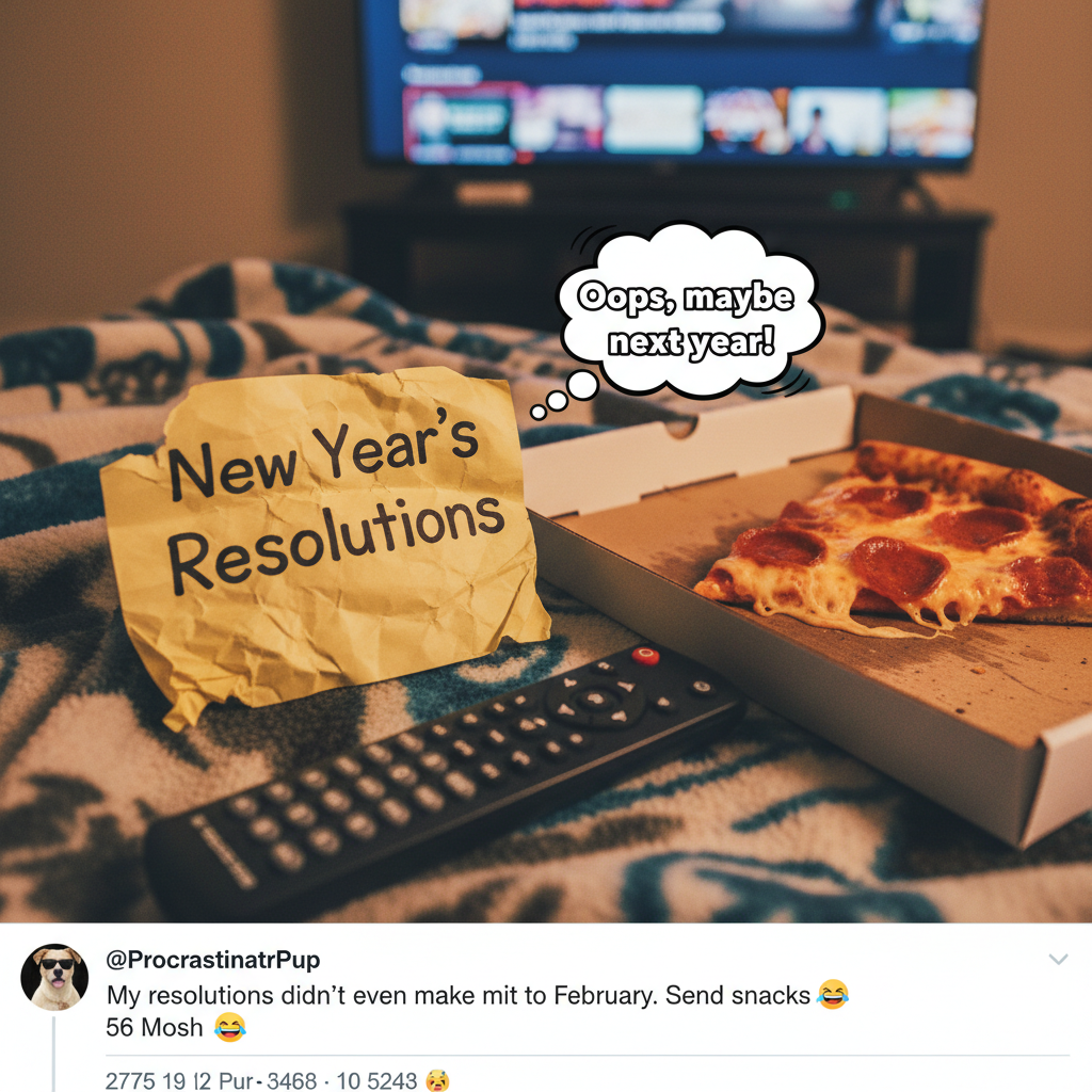 My New Year's resolution lasted until January 2nd. That's a new personal best, right?