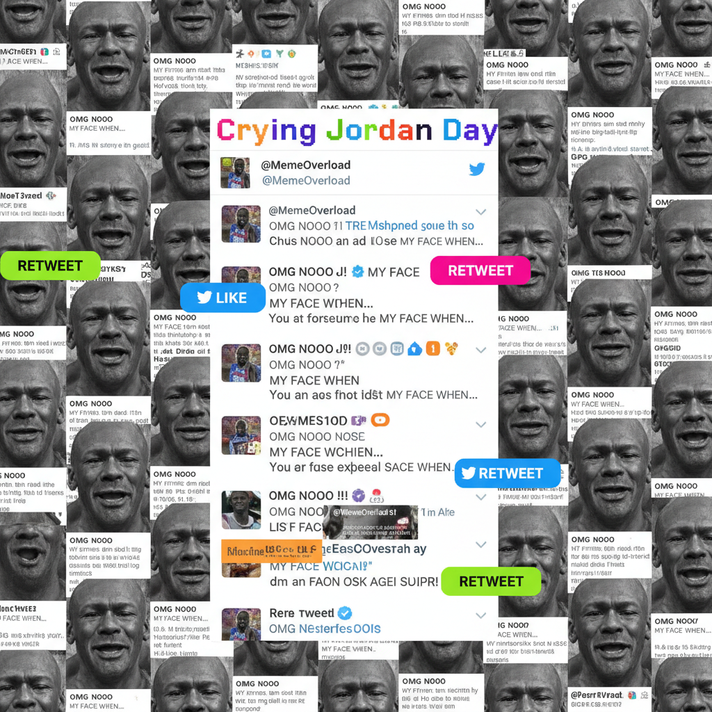 When the internet finds a new celebrity reaction meme: My entire timeline for 72 hours.