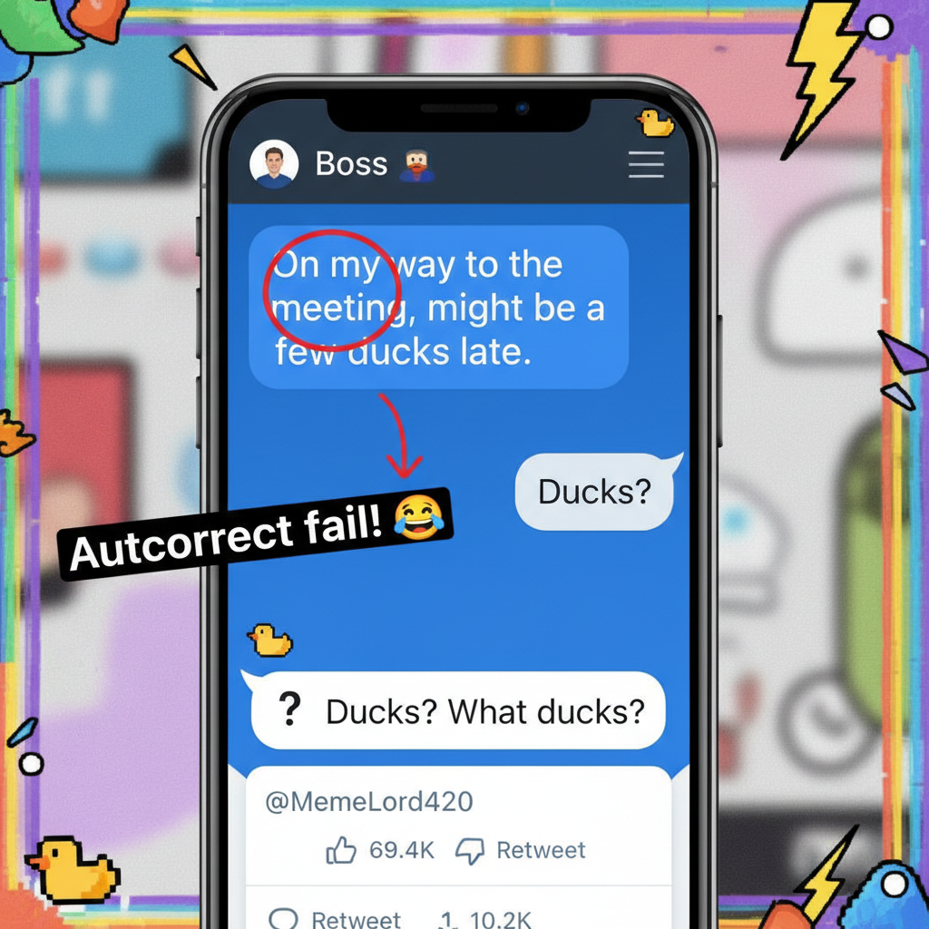 Autocorrect changed 'I'm coming' to 'I'm communism'. My boss is now very confused.