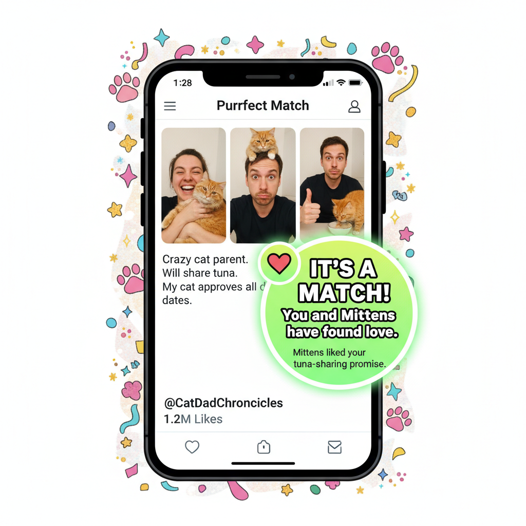 Matched with someone who only posts pics with their cat. I think I found my soulmate.