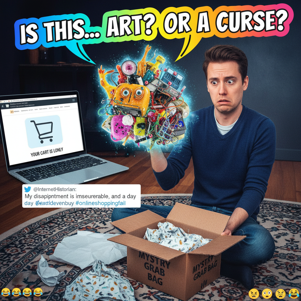 Me after my 3 AM online shopping spree: 'What even IS this?'