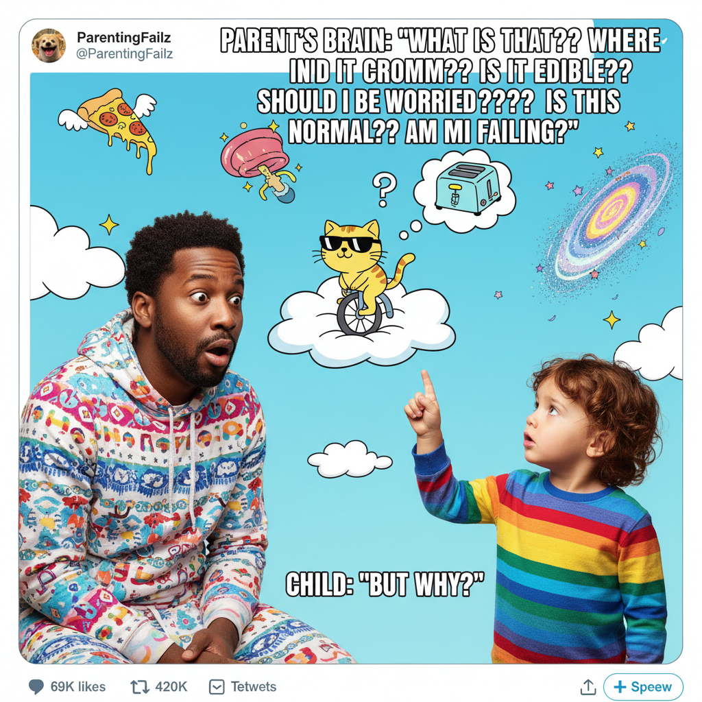 My kid just asked why the sun doesn't fall out of the sky. Send help.