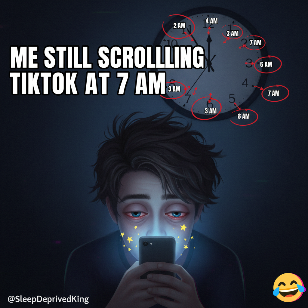 Me: 'Just 5 more minutes on Twitter.' *5 hours later* My brain: 'Did you blink?'