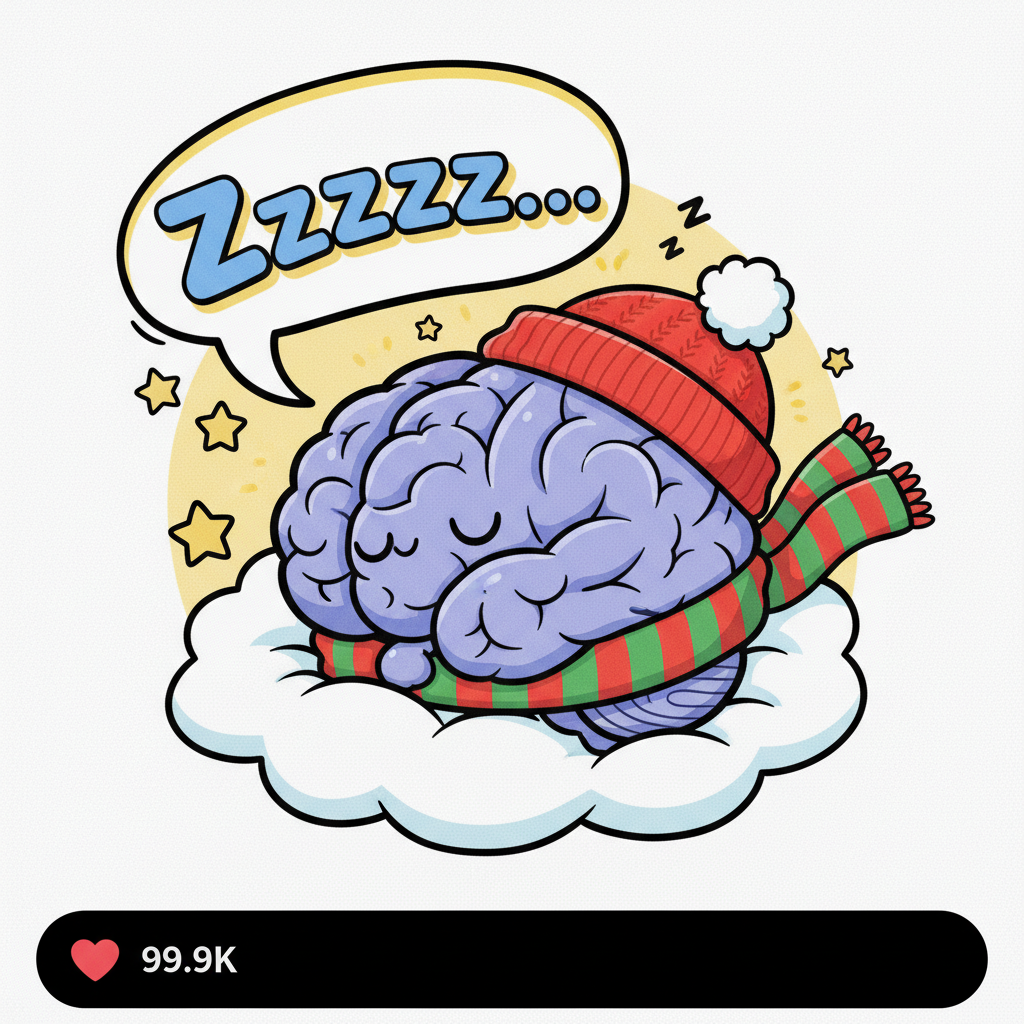 My brain cells during winter: 'Hibernate now, think later.'