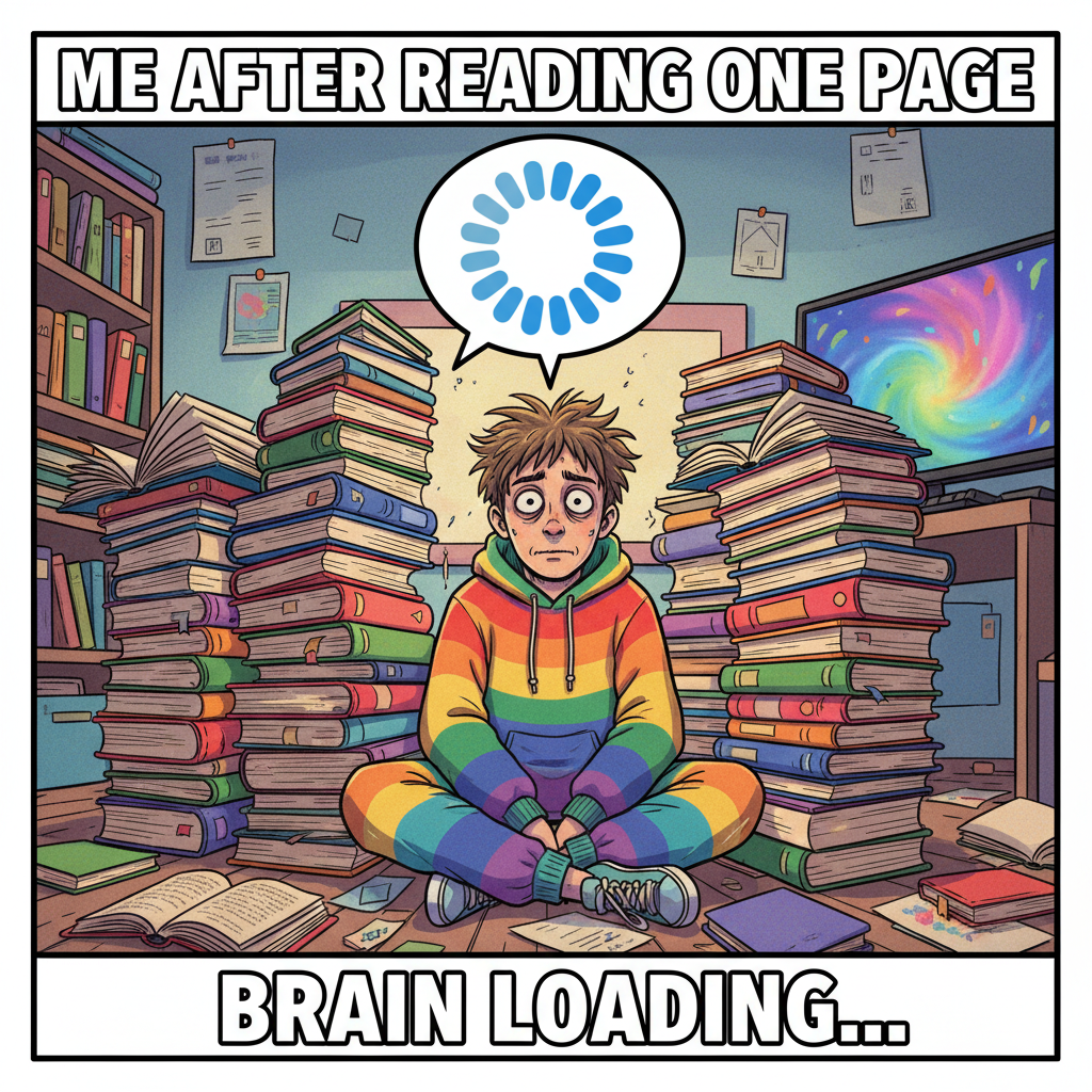 My brain during exam season: *elevator music* 🧠📉