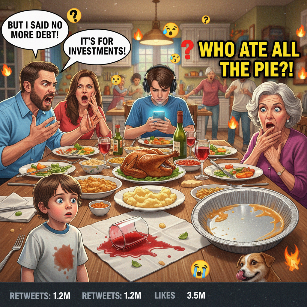 Holiday family dinner: 3 hours of 'remember when' and 1 hour of 'who ate the last pie?!'