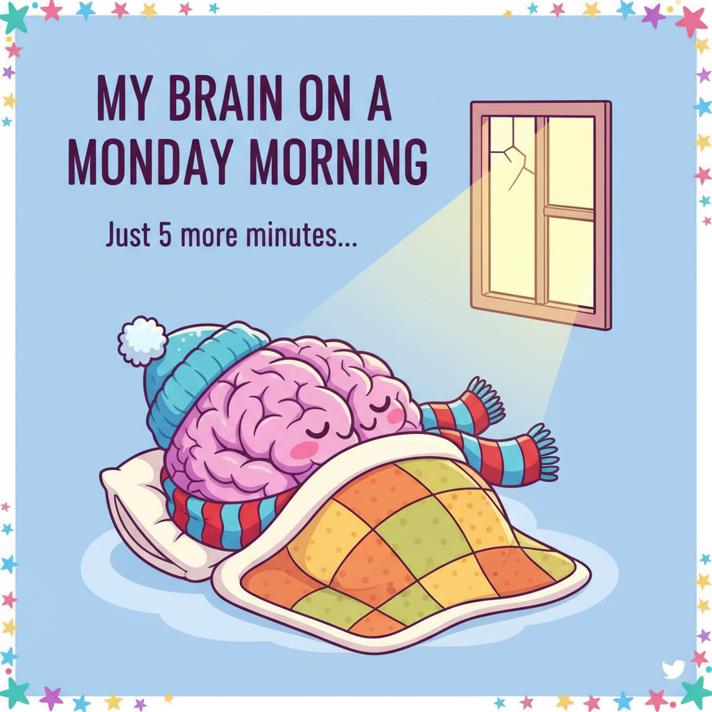 My brain cells hibernating from November to March. Send coffee and sunshine.