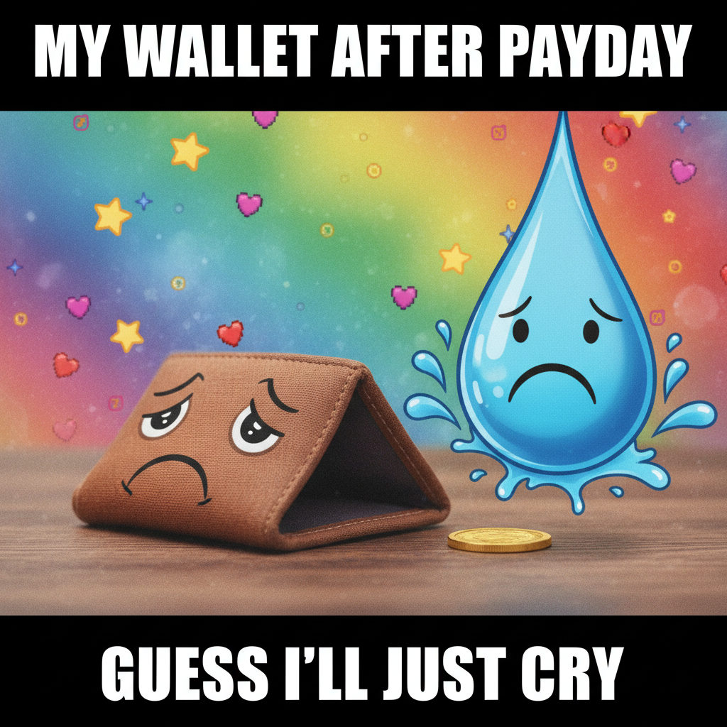 Just paid my rent and now my bank account looks like it's social distancing from itself.