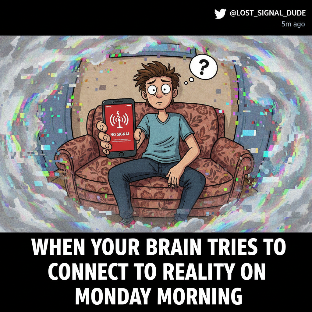 The wifi went down. My entire personality just evaporated. Send thoughts and prayers.