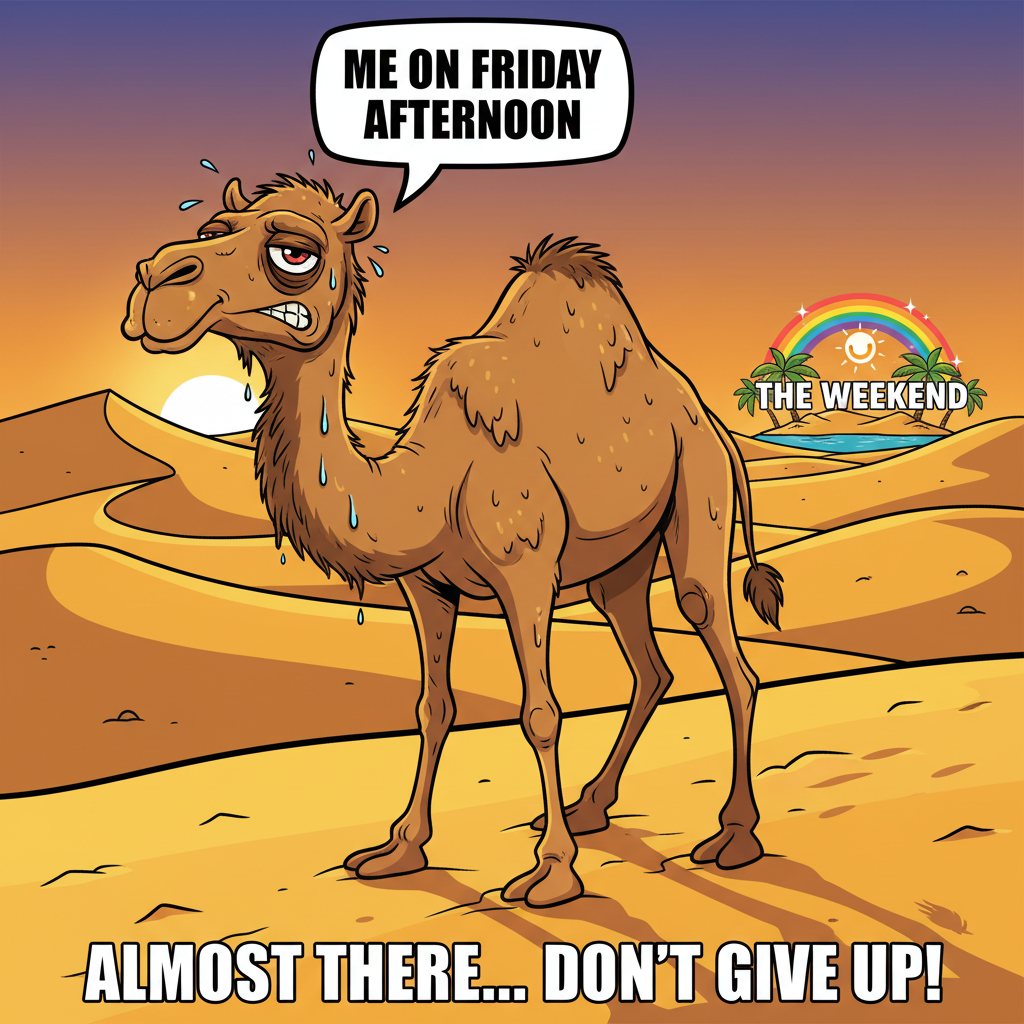 My brain cells trying to survive until Friday like...