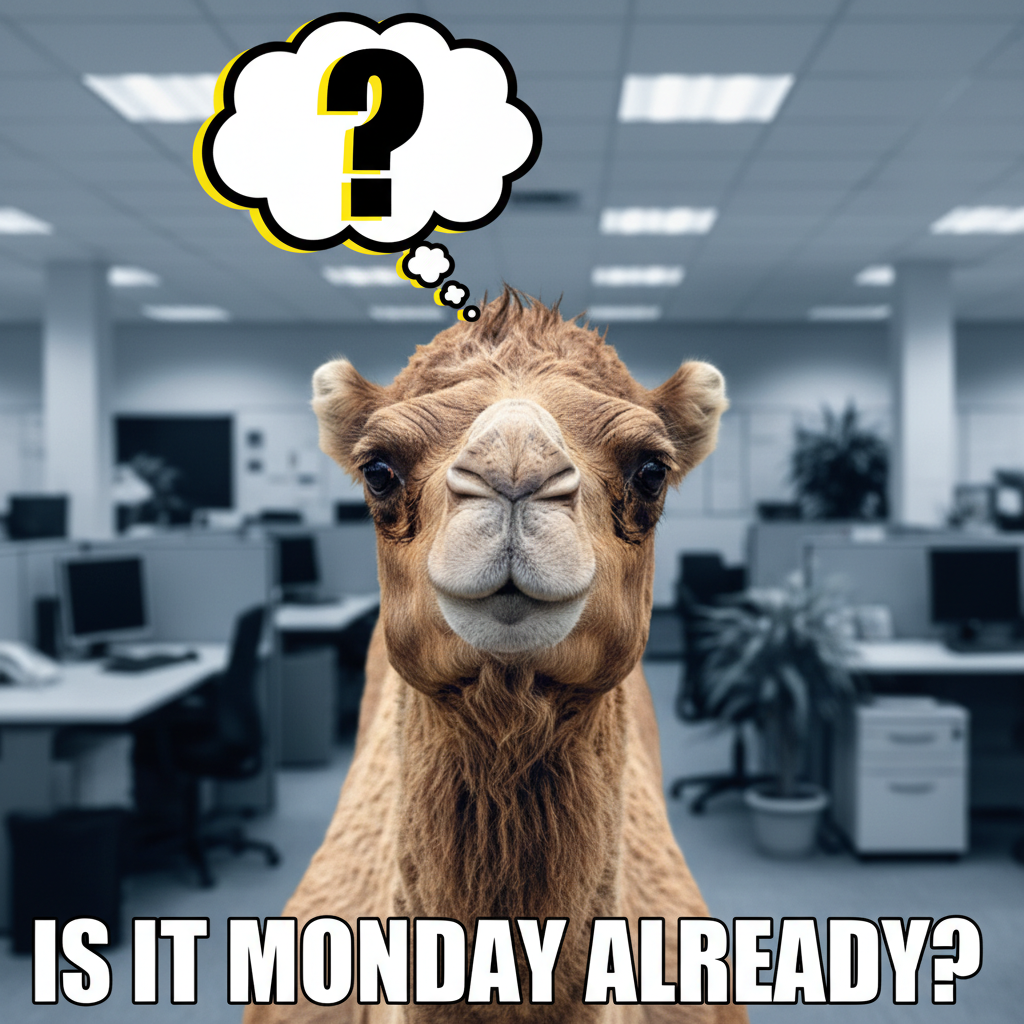 My brain cells on Hump Day trying to remember what I did on Monday