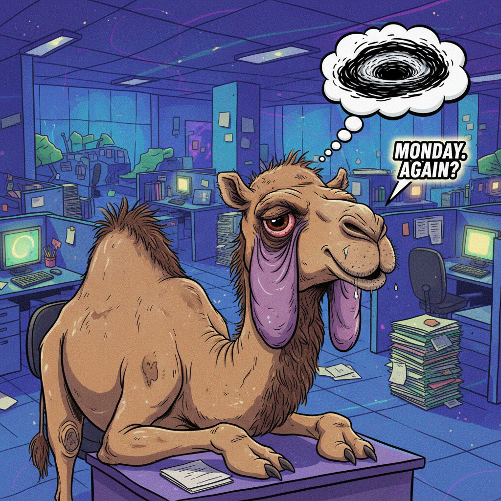 My brain trying to function past 2 PM on Hump Day