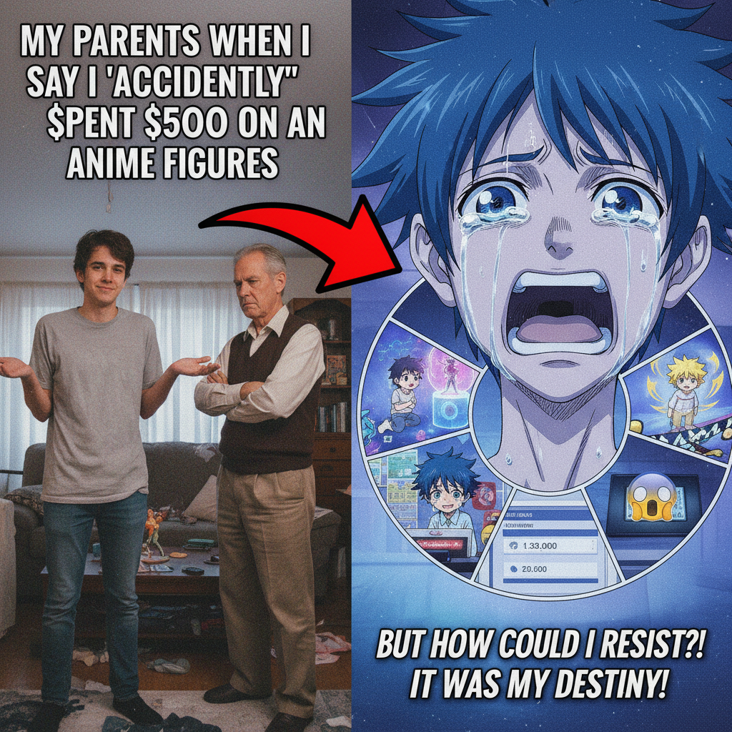 Me trying to explain my life choices to my parents vs. an anime protagonist explaining their tragic backstory.