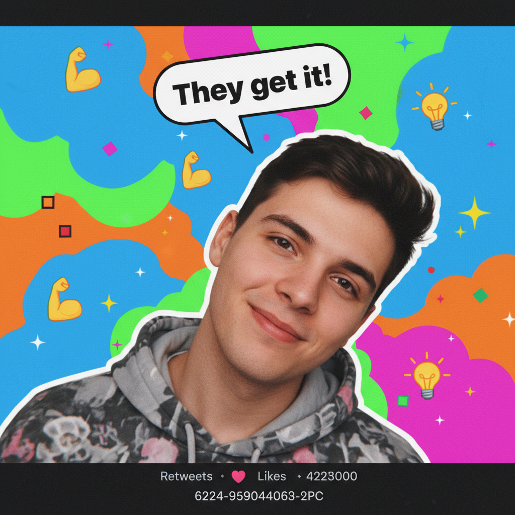 When a celebrity tweets something relatable and you're like 'They get it!'