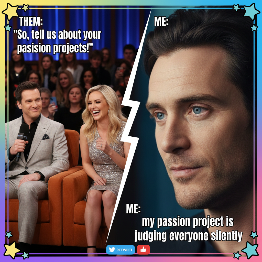 Me watching literally any celebrity interview: *insert Cillian Murphy side-eye meme*