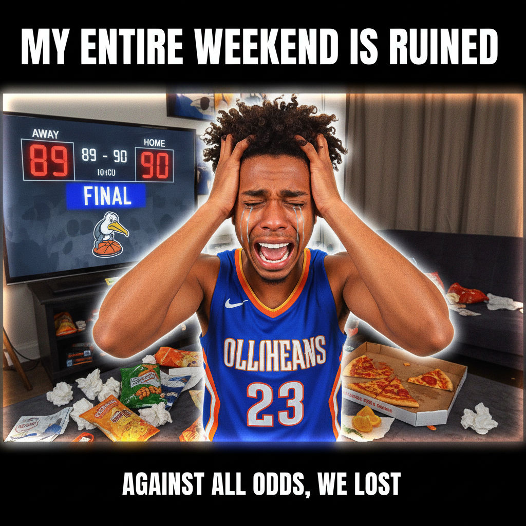 My team lost. I'm legally obligated to be angry for 7-10 business days.