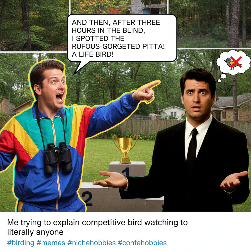 When you try to explain your niche hobby and your friend gives you the 'confused Travolta' look.