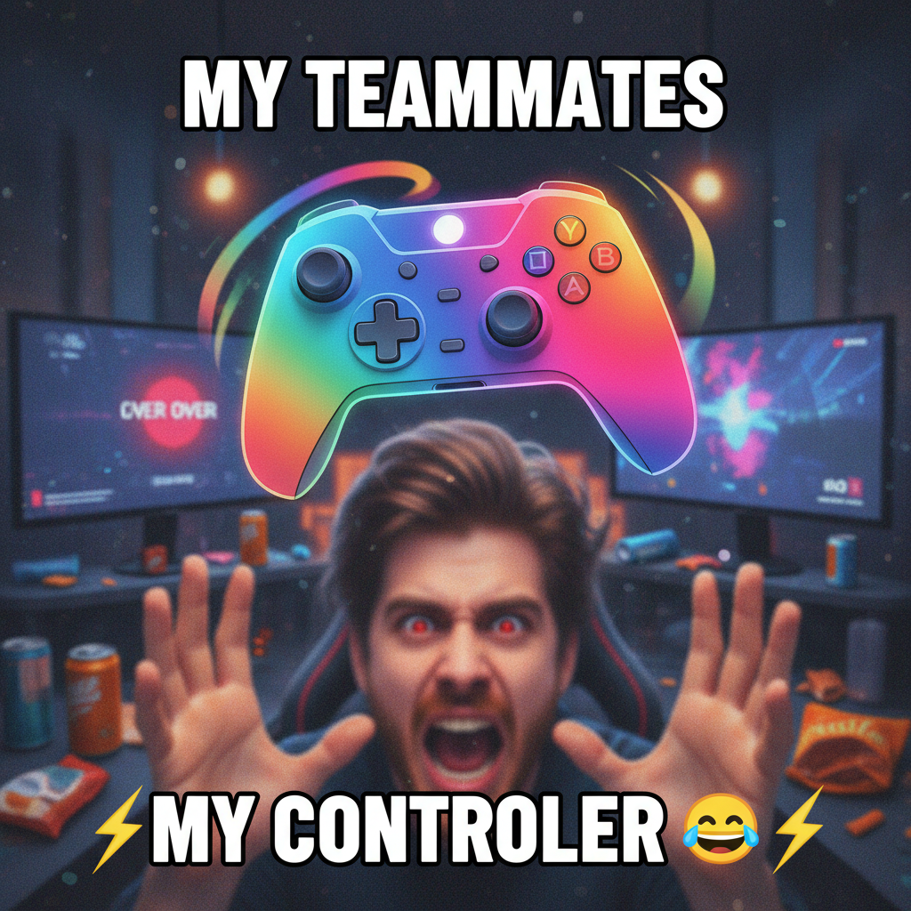 My controller just flew across the room. It wasn't me, it was lag.