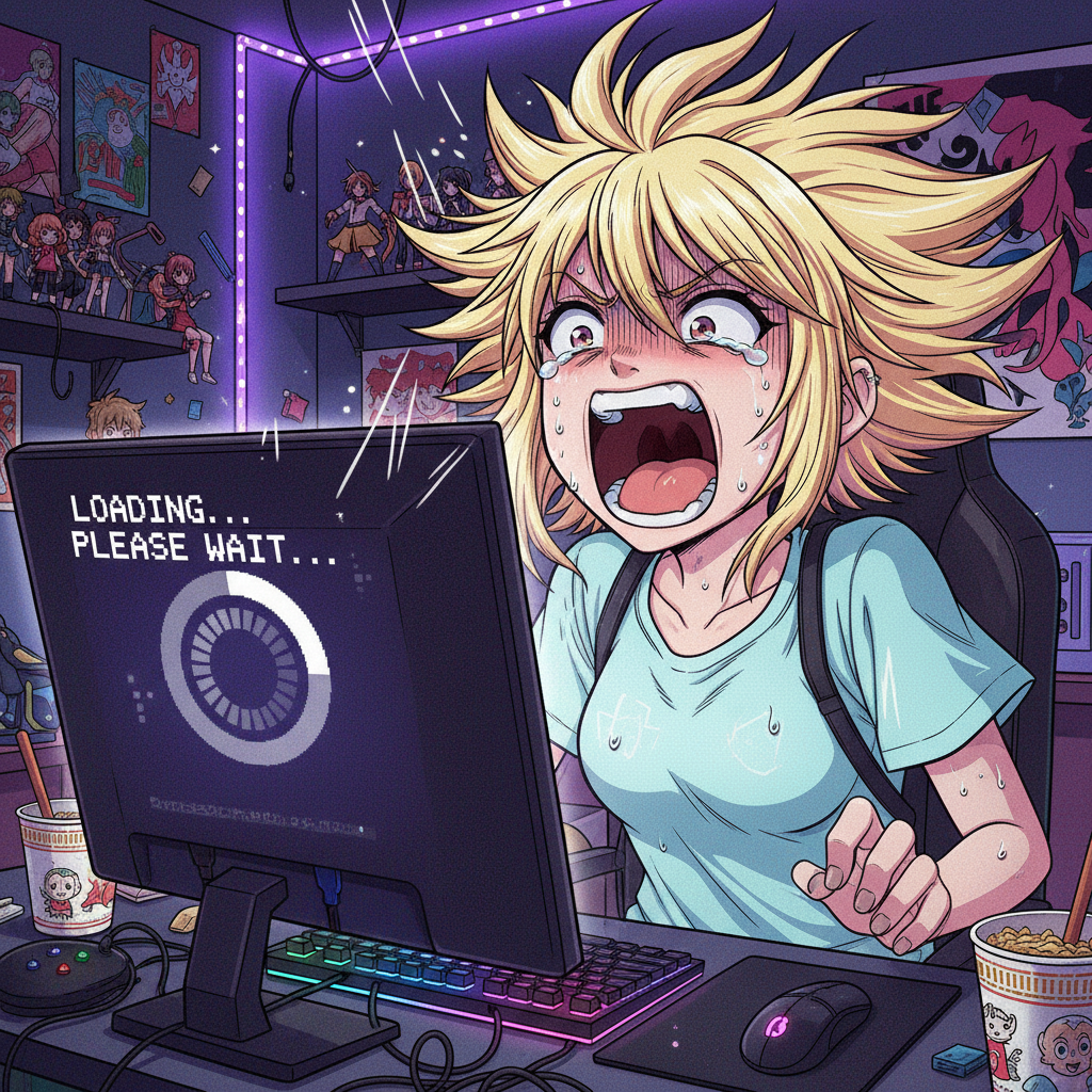 When your internet connection is slower than a snail watching paint dry...