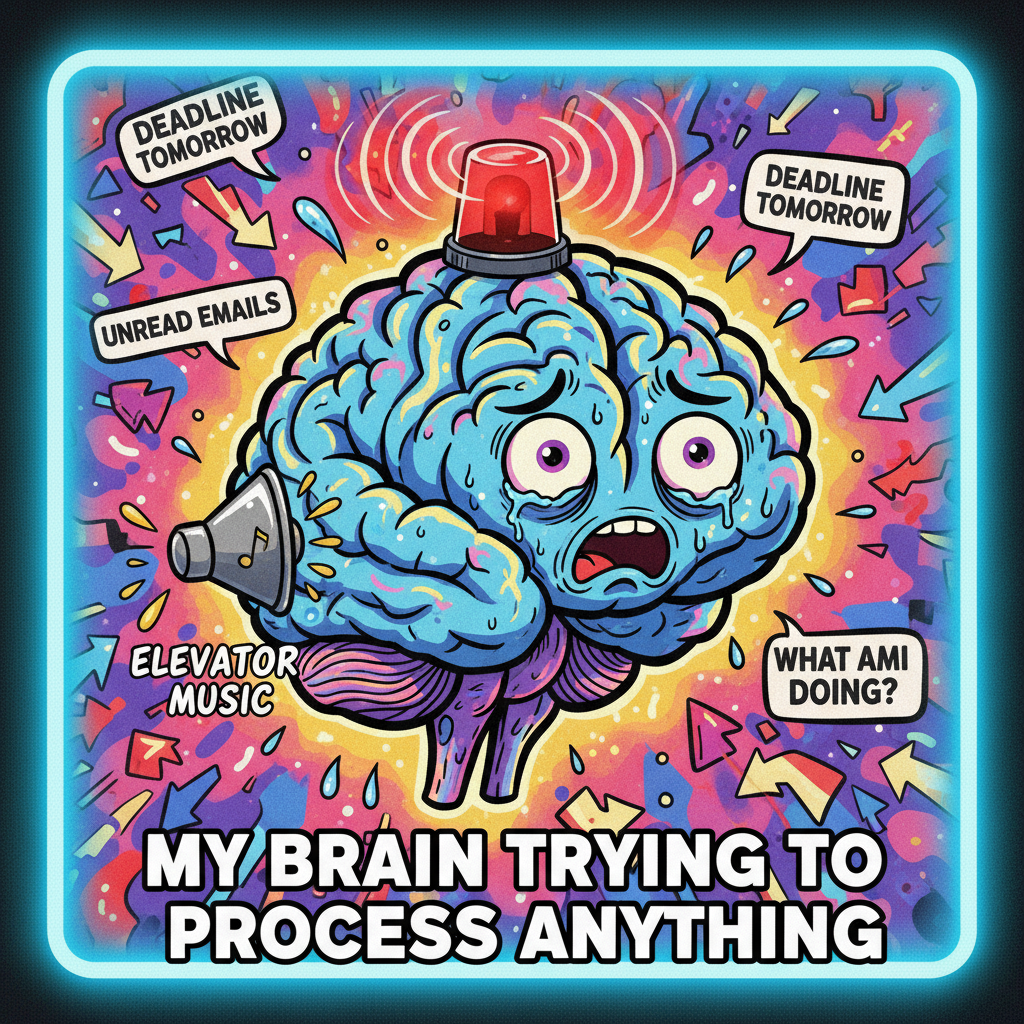 My brain during exam season is just elevator music and the occasional panic siren.