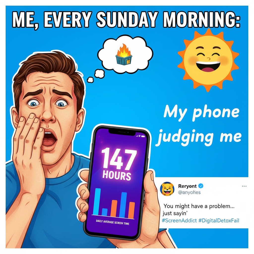 My screen time report is basically a memoir of my life choices.