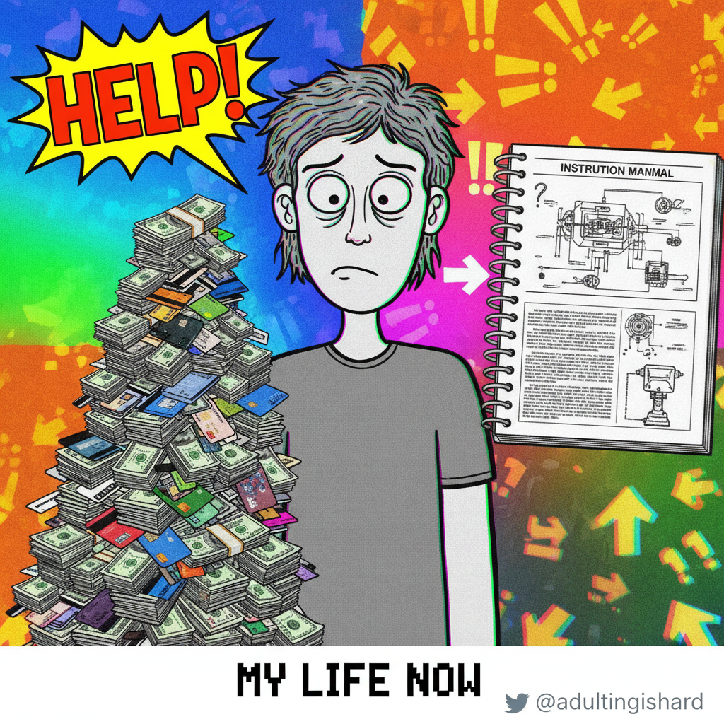 Adulting is just making a series of increasingly expensive decisions you don't understand.