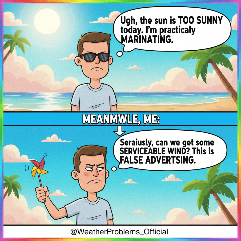 It's 70 degrees and sunny. Someone, somewhere, is still complaining it's too hot/cold/humid.