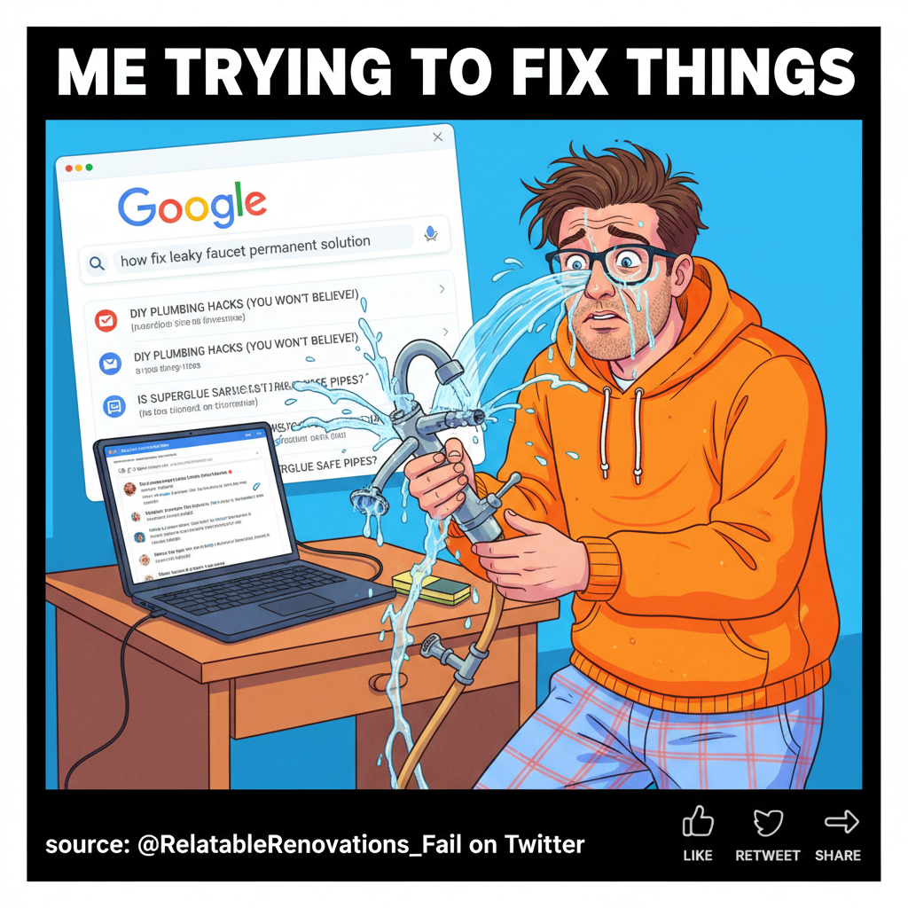 Adulting is just Googling 'how to fix [basic household item]' every other day.