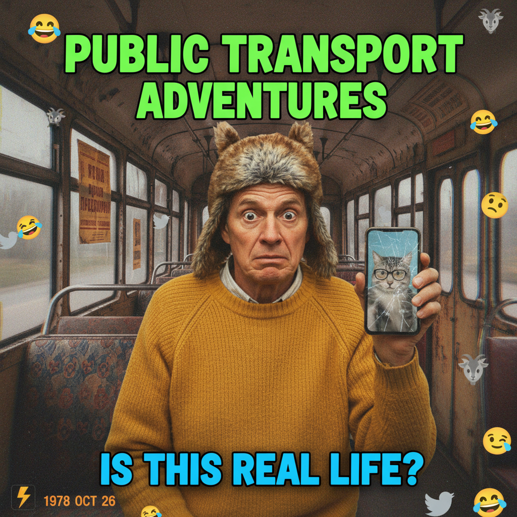 My public transport adventure today: pretty sure I just time-traveled to 1998. Send help.