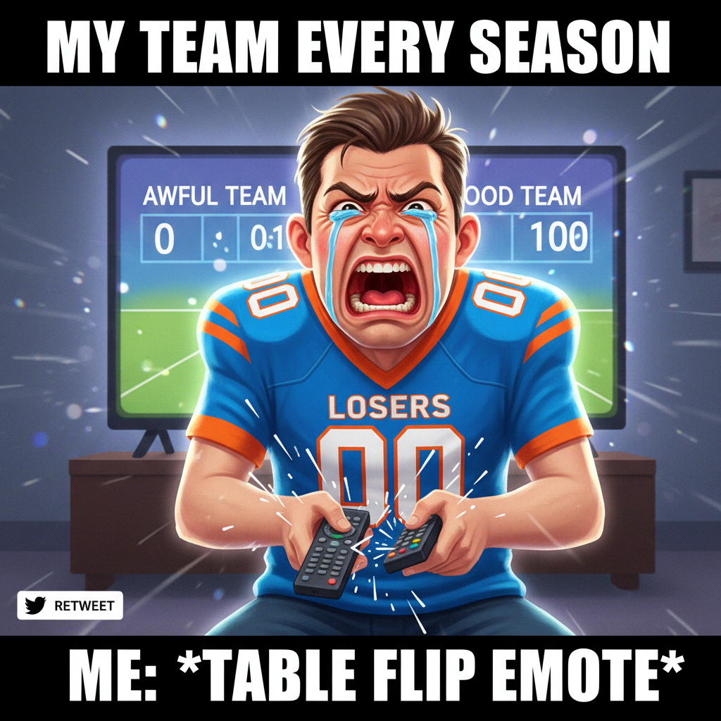 My sports team lost, so I'm legally required to declare the season null and void.