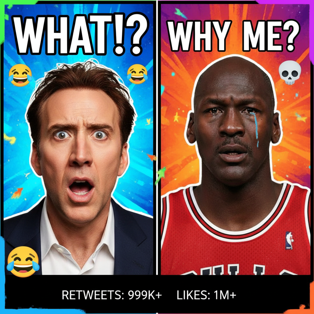 Me watching that celeb interview: *insert Crying Jordan meme*