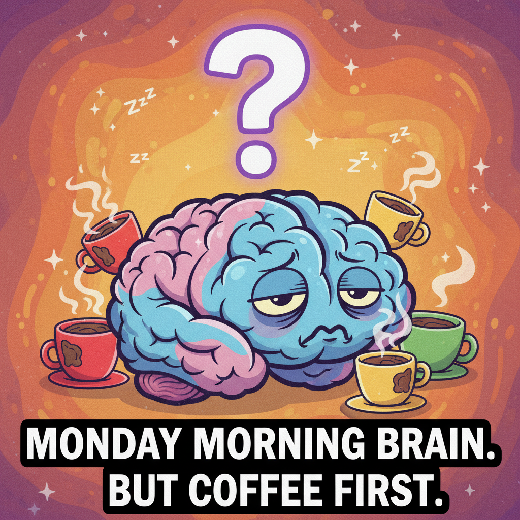 My brain on Monday morning trying to remember what a 'task' is.