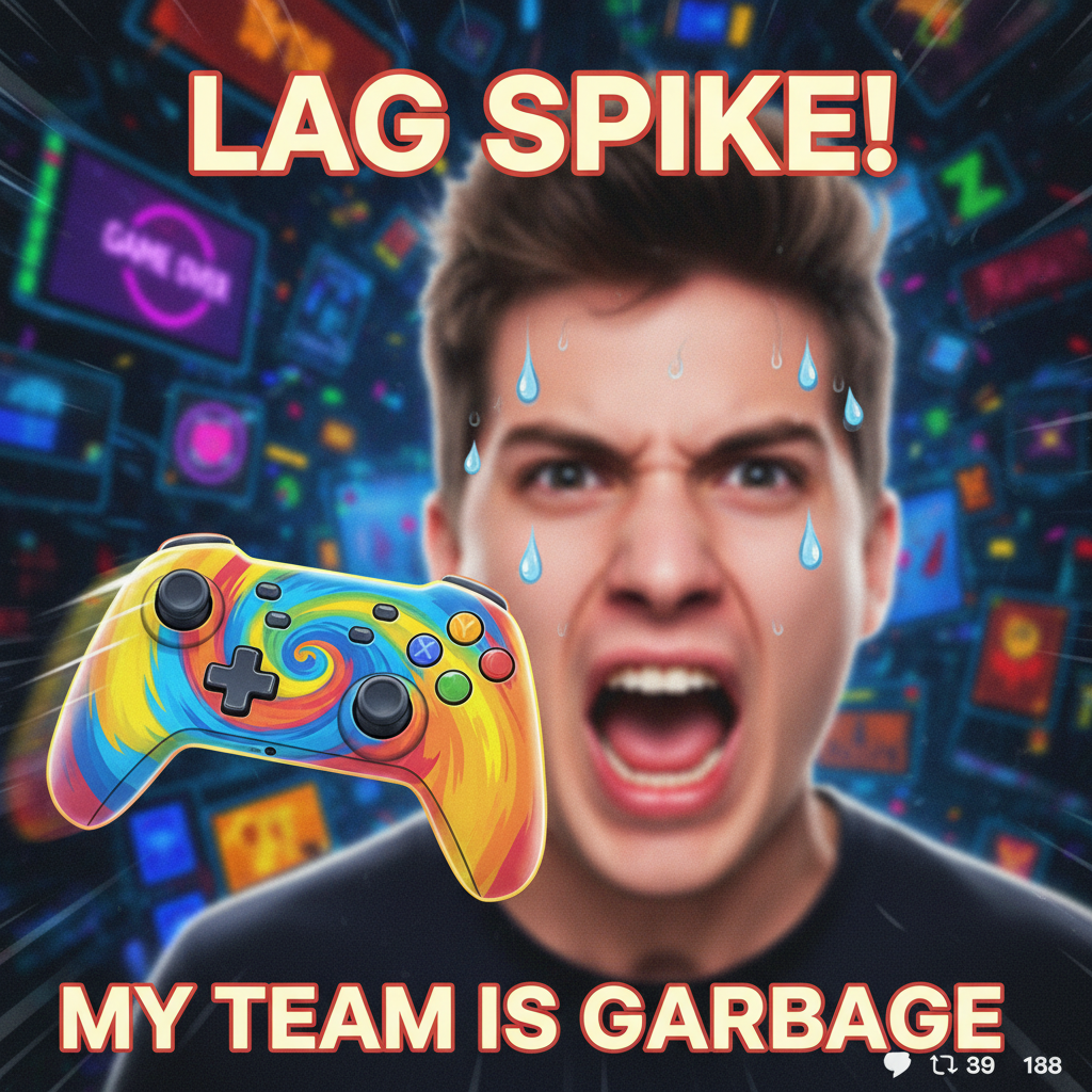 My controller just did a PhD in flying across the room. #GamingRage