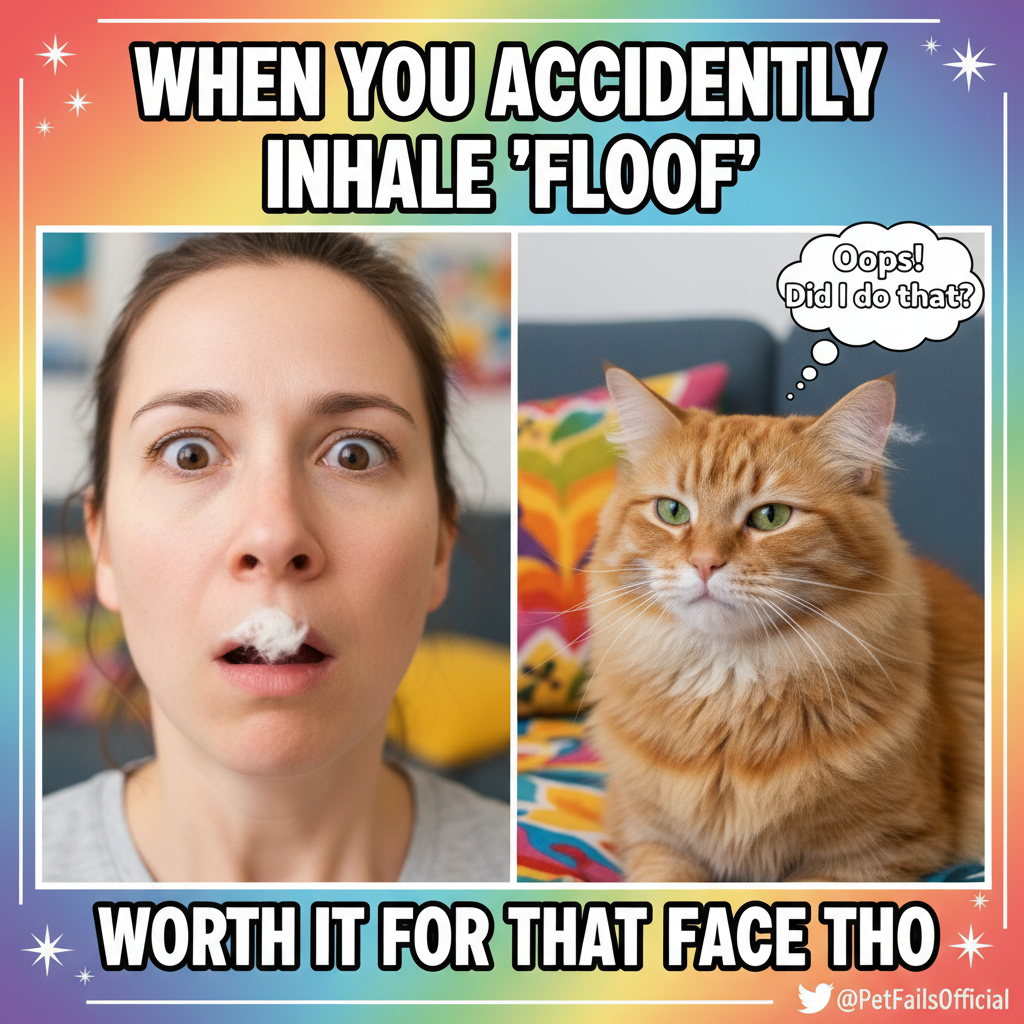 My pet just sneezed directly into my mouth. Still love them tho. ❤️ #PetLife