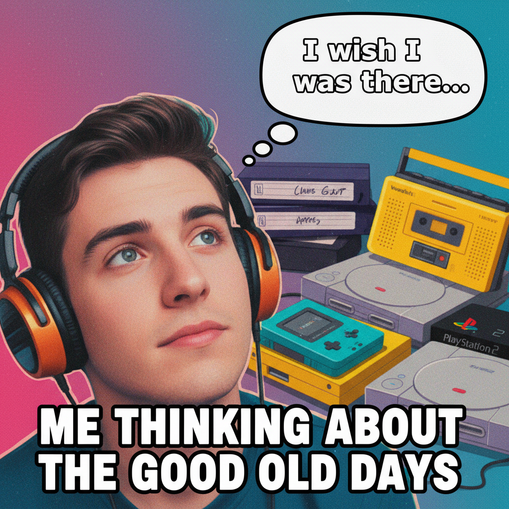 Hearing that one song from childhood hits different. Instant time travel. #Nostalgia