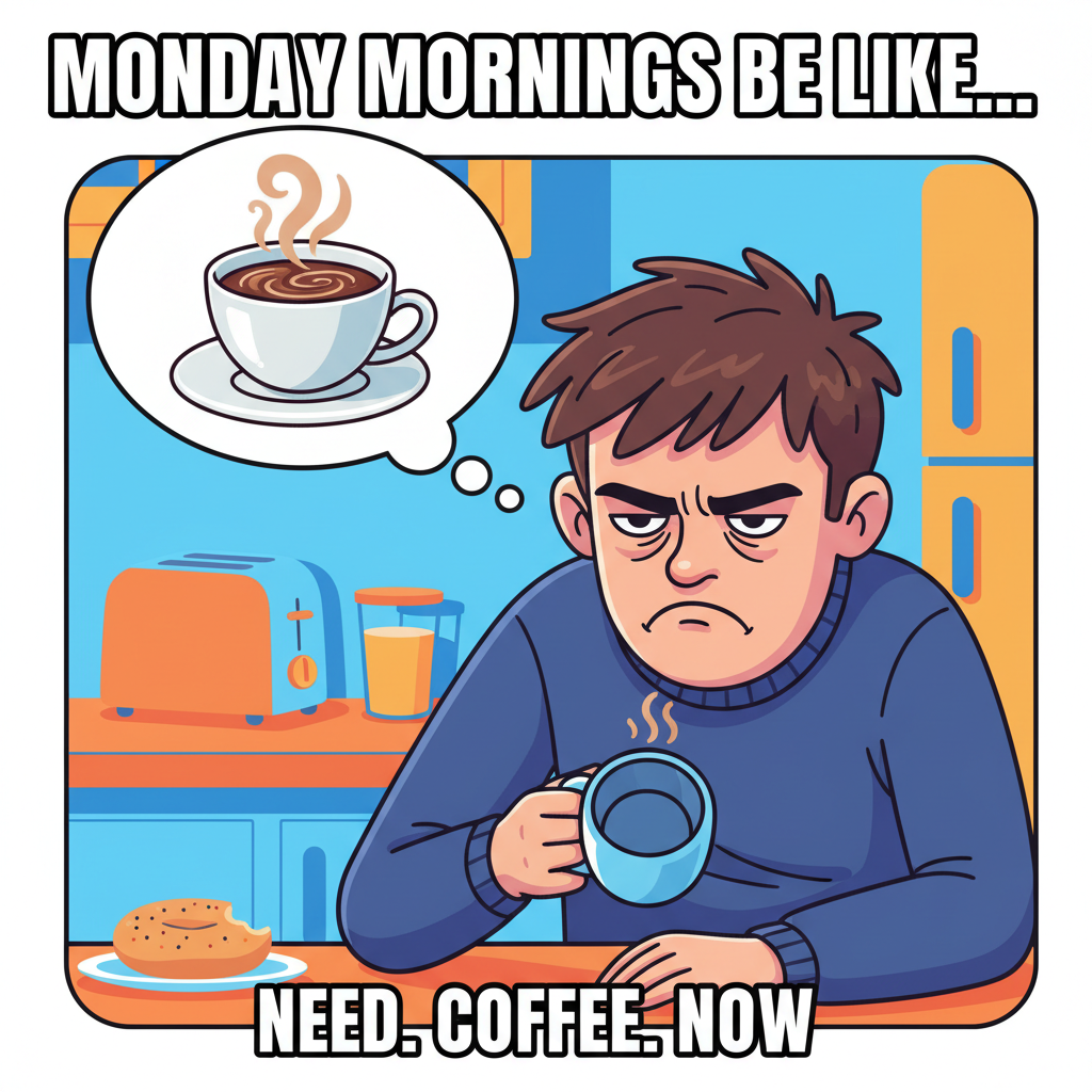 My blood type is coffee. My personality is 'haven't had coffee yet.'